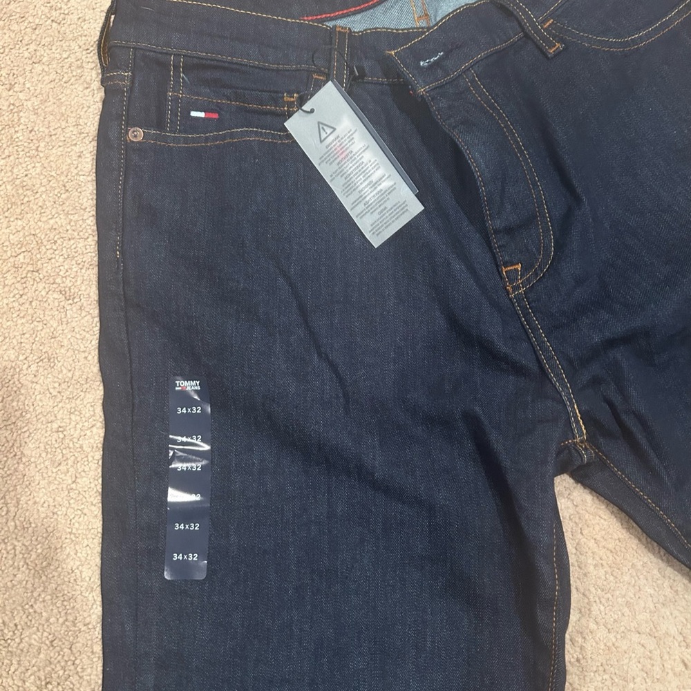 Tommy Hilfiger Men's Indigo Straight-Leg Jeans